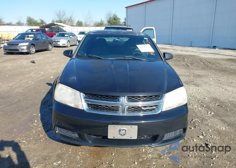 2012 Dodge Avenger Se from USA, damaged, VIN 1C3CDZAB0CN122682